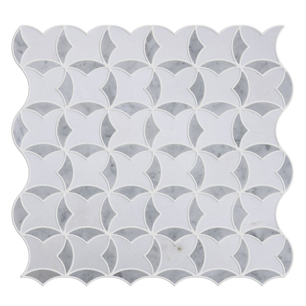 希臘白+卡拉白葉子形